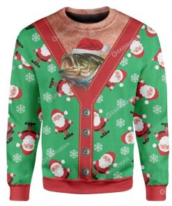 Ugly Christmas Fish Custom Sweater Apparel HD-TA19111909 Ugly Christmas Sweater Long Sleeve S 