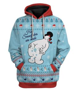 Ugly Christmas How Snowflakes Are Made Custom T-Shirts Hoodies Apparel HD-AT0312195 3D Custom Fleece Hoodies Hoodie S 
