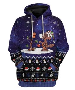 Ugly Christmas In Galaxy Hoodie T-Shirts Apparel MV-TA2811191 3D Custom Fleece Hoodies Hoodie S