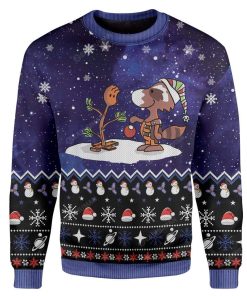 Ugly Christmas In Galaxy Sweater Apparel MV-TA2811191 Ugly Christmas Sweater Long Sleeve S