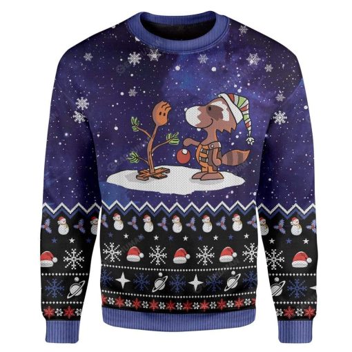 Ugly Christmas In Galaxy Sweater Apparel MV-TA2811191 Ugly Christmas Sweater Long Sleeve S