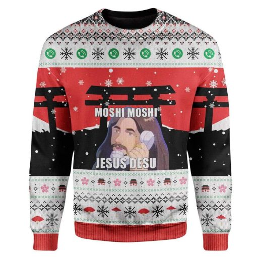 Ugly Christmas Jesus Custom Sweater Apparel HD-TA20111904 Ugly Christmas Sweater Long Sleeve S