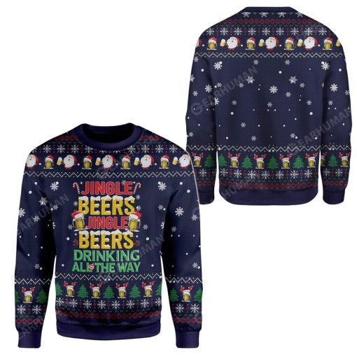 Ugly Christmas Jinger Beers Custom Sweater Apparel HD-DT22111914 Ugly Christmas Sweater