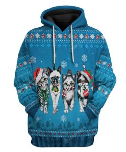Ugly Christmas Kitten Gang Hoodie T-Shirts Apparel CT-TA2911193 3D Custom Fleece Hoodies Hoodie S 