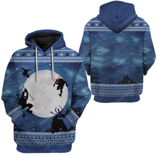 Ugly Christmas Ninja Hoodie TShirt Apparel HD-TA0312193 3D Custom Fleece Hoodies