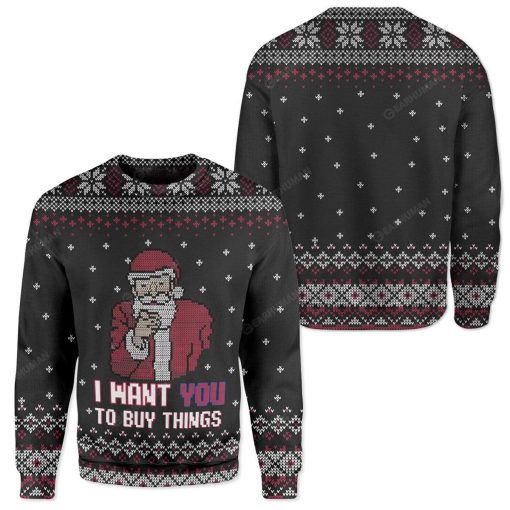 Ugly Christmas Santa Custom Sweater Apparel HD-AT13111919 Ugly Christmas Sweater