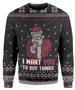 Ugly Christmas Santa Custom Sweater Apparel HD-AT13111919 Ugly Christmas Sweater Long Sleeve S 