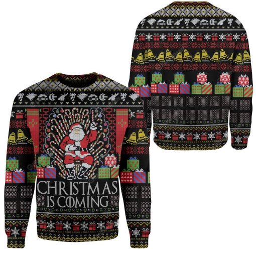 Ugly Christmas Santa Custom Sweater Apparel HD-AT16111921 Ugly Christmas Sweater