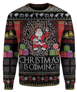 Ugly Christmas Santa Custom Sweater Apparel HD-AT16111921 Ugly Christmas Sweater Long Sleeve S 