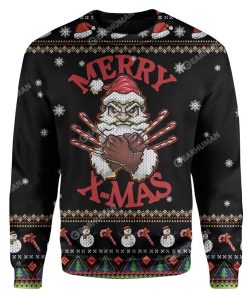 Ugly Christmas Santa Custom Sweater Apparel HD-AT18111904 Ugly Christmas Sweater Long Sleeve S 