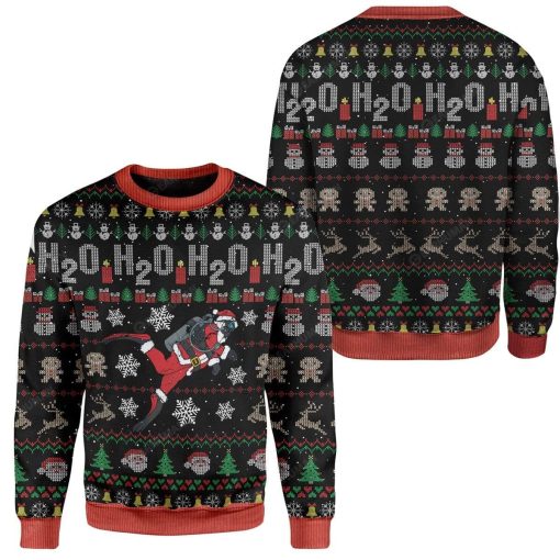 Ugly Christmas Santa Custom Sweater Apparel HD-AT20111914 Ugly Christmas Sweater