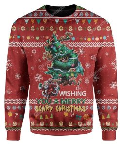 Ugly Christmas Santa Custom Sweater Apparel HD-TA11111903 Ugly Christmas Sweater Long Sleeve S 