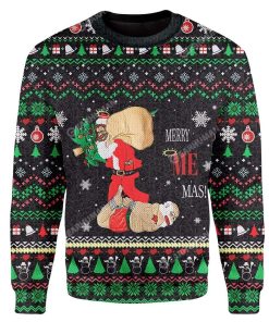 Ugly Christmas Santa Custom T-shirt-Hoodies Apparel HD-AT06111914 Ugly Christmas Sweater Long Sleeve S 