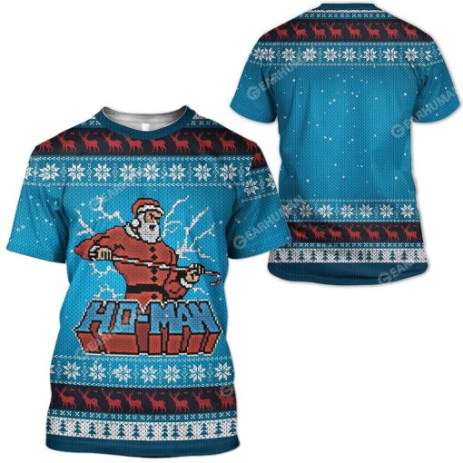 Ugly Christmas Santa Custom T-shirt - Hoodies Apparel HD-TA15111905 3D Custom Fleece Hoodies