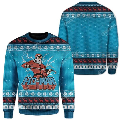 Ugly Christmas Santa Custom T-shirt - Hoodies Apparel HD-TA15111905 3D Custom Fleece Hoodies
