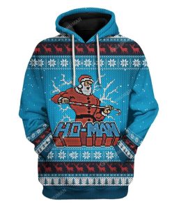 Ugly Christmas Santa Custom T-shirt - Hoodies Apparel HD-TA15111905 3D Custom Fleece Hoodies Hoodie S 
