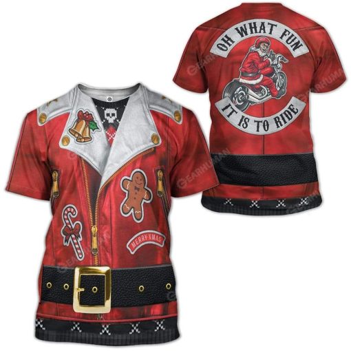 Ugly Christmas Santa Custom T-shirt - Hoodies Apparel HD-TA22111903 3D Custom Fleece Hoodies