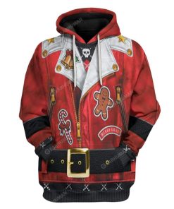 Ugly Christmas Santa Custom T-shirt - Hoodies Apparel HD-TA22111903 3D Custom Fleece Hoodies Hoodie S 