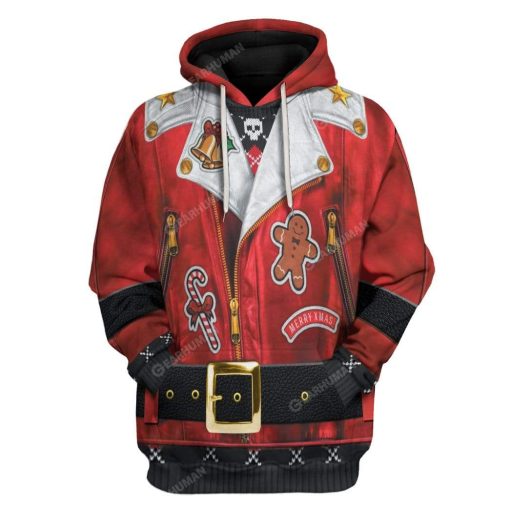 Ugly Christmas Santa Custom T-shirt - Hoodies Apparel HD-TA22111903 3D Custom Fleece Hoodies Hoodie S