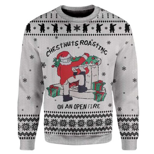 Ugly Christmas Santa Custom T-shirt - Hoodies Apparel HD-TT08111902 Ugly Christmas Sweater Long Sleeve S