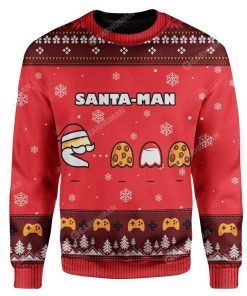 Ugly Christmas Santa Man Sweater Apparel HD-TA2811192 Ugly Christmas Sweater Long Sleeve S 