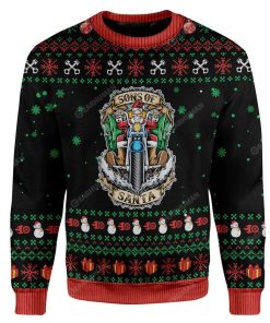 Ugly Christmas Sons Of Santa Custom Sweater Apparel HD-AT25111907 Ugly Christmas Sweater Long Sleeve S 