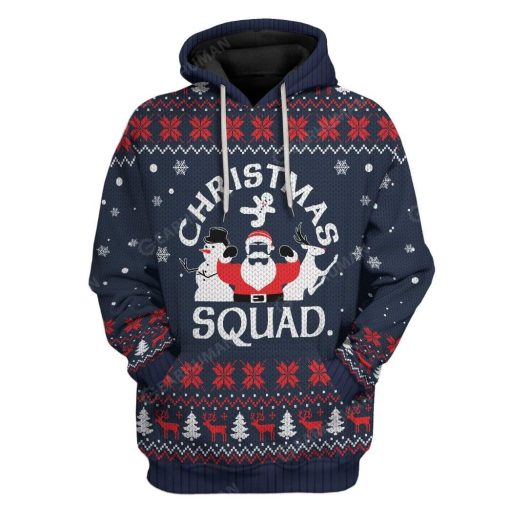 Gearhumans Ugly Christmas Squad Hoodie T-Shirts Apparel 8 Ugly Christmas Squad Hoodie T-Shirts Apparel HD-AT3011192 3D Custom Fleece Hoodies Hoodie S