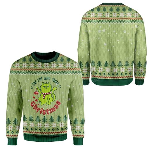 Ugly Christmas The Cat Who Stole Christmas Custom Sweater Apparel CT-AT2611198 3D Custom Fleece Hoodies