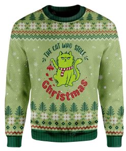 Ugly Christmas The Cat Who Stole Christmas Custom Sweater Apparel CT-AT2611198 3D Custom Fleece Hoodies Long Sleeve S 