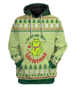 Ugly Christmas The Cat Who Stole Christmas Custom T-Shirts Hoodies Apparel CT-AT2611198 3D Custom Fleece Hoodies Hoodie S 