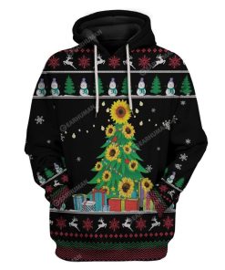 Ugly Christmas Tree Custom Hoodies-T-Shirts Apparel HD-TT05111911 3D Custom Fleece Hoodies Hoodie S 