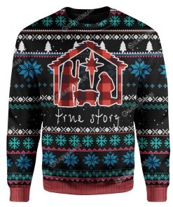 Ugly Christmas True Story Custom Sweater Apparel HD-TA25111906 Ugly Christmas Sweater Long Sleeve S 