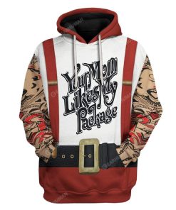 Ugly Christmas Your Mom Likes My Package Custom T-shirt - Hoodies Apparel HD-TA20111912 3D Custom Fleece Hoodies Hoodie S 