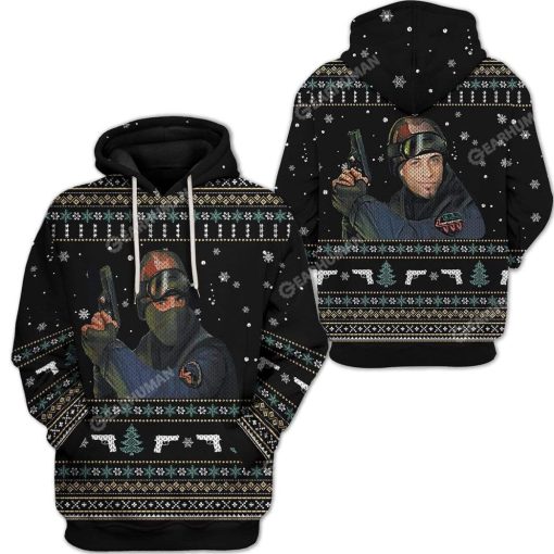 Ugly Counter Strike Custom T-shirt - Hoodies Apparel HD-AT19111908 3D Custom Fleece Hoodies