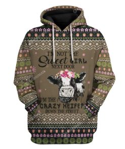 Ugly Cow Custom T-shirt - Hoodies Apparel HD-AT07111902 3D Custom Fleece Hoodies Hoodie S 