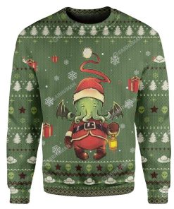 Ugly Cthulhu Custom Sweater Apparel HD-TA15111913 Ugly Christmas Sweater Long Sleeve S 