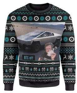 Ugly Cybertruck RTX On Off Custom Sweater Apparel HD-AT25111919 3D Custom Fleece Hoodies Long Sleeve S 