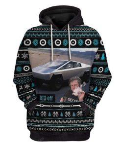 Ugly Cybertruck RTX On Off Custom T-Shirts Hoodies Apparel HD-AT25111919 3D Custom Fleece Hoodies Hoodie S 