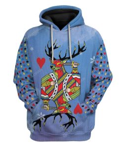 Ugly Deer Custom T-shirt - Hoodies Apparel HD-TA22111908 3D Custom Fleece Hoodies Hoodie S 