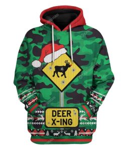 Ugly Deer Xing Christmas Hoodie T-Shirts Apparel AN-TA2911192 3D Custom Fleece Hoodies Hoodie S 
