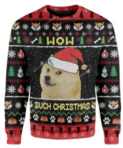 Ugly Dog Custom T-shirt - Hoodies Apparel HD-DT12111907 Ugly Christmas Sweater Long Sleeve S 