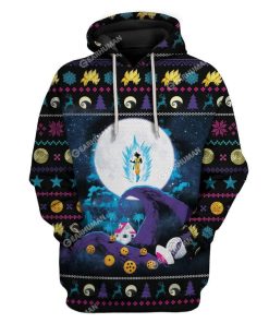 Ugly Dragonball Z And Nightmare Before Christmas Custom Hoodies-T-Shirts Apparel HD-DT06111903 3D Custom Fleece Hoodies Hoodie S 