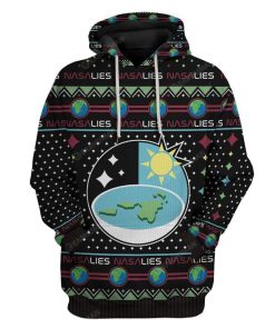 Ugly Earth Is Flat Nasa Lies T-Shirts Hoodies Apparel GL-QM29111917 3D Custom Fleece Hoodies Hoodie S 