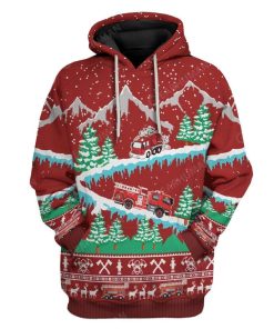 Ugly Firefighter Christmas Custom T-Shirts Hoodies Apparel HD-DT0412194 3D Custom Fleece Hoodies Hoodie S 