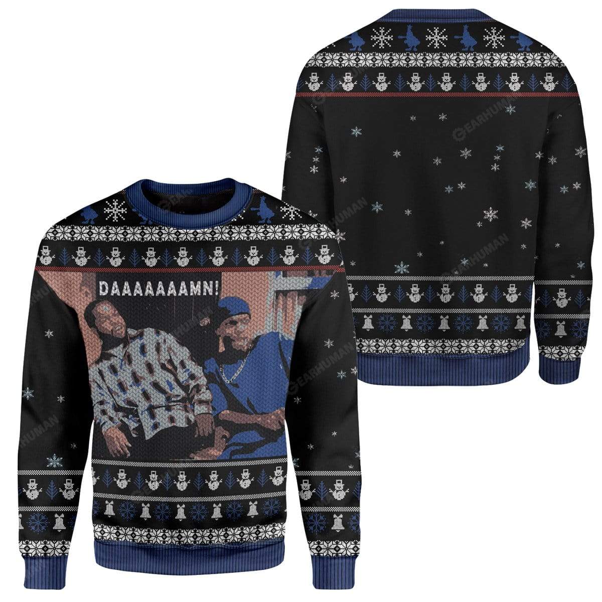 Gearhumans Ugly Friday Damn Custom Sweater Apparel 5 Ugly Friday Damn Custom Sweater Apparel MV-AT2811191 Ugly Christmas Sweater