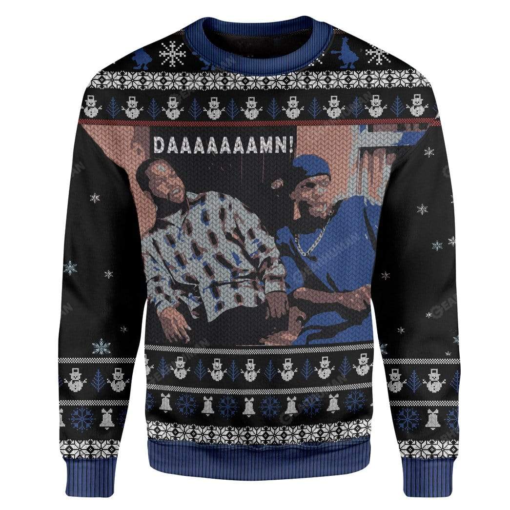 Gearhumans Ugly Friday Damn Custom Sweater Apparel 2 Ugly Friday Damn Custom Sweater Apparel MV-AT2811191 Ugly Christmas Sweater Long Sleeve S