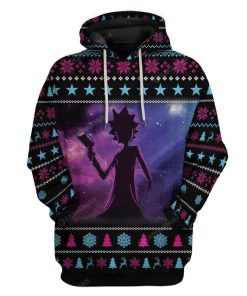 Ugly Galaxy Rick Custom T-shirt - Hoodies Apparel HD-AT14111908 3D Custom Fleece Hoodies Hoodie S
