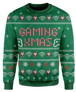 Ugly Gaming Xmas Custom Sweater Apparel HD-TA18111902 Ugly Christmas Sweater Long Sleeve S 