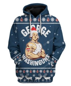 Ugly George Washinguns Custom T-shirt - Hoodies Apparel HD-AT12111916 3D Custom Fleece Hoodies Hoodie S 