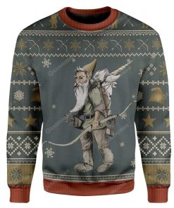 Ugly Gnome Packing Out a Unicorn Custom Sweater Apparel HD-AT25111901 Ugly Christmas Sweater Long Sleeve S 